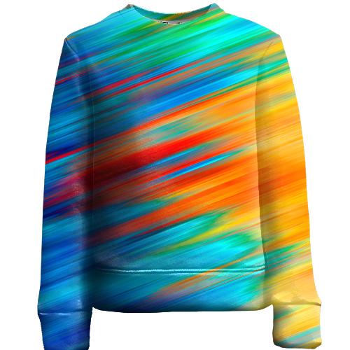 Дитячий 3D світшот Rainbow stains 2