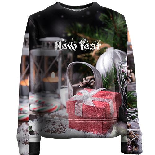 Детский 3D свитшот New Year gifts 2