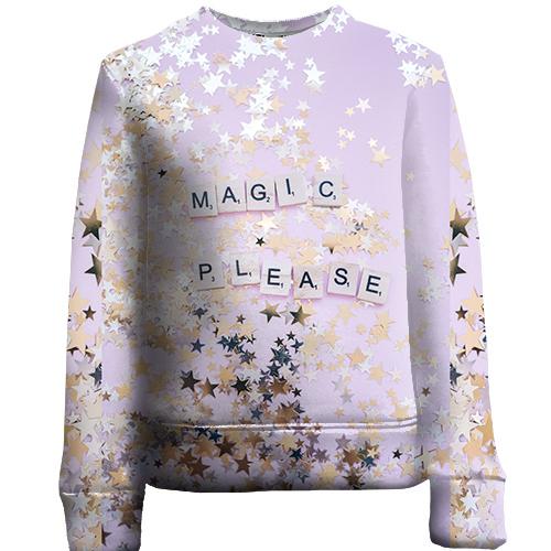 Дитячий 3D світшот Magic Please