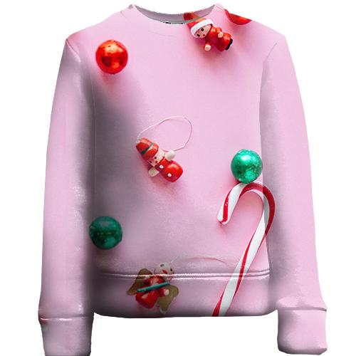 Дитячий 3D світшот Christmas candy