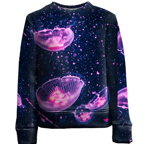 Детский 3D свитшот Медузы 7