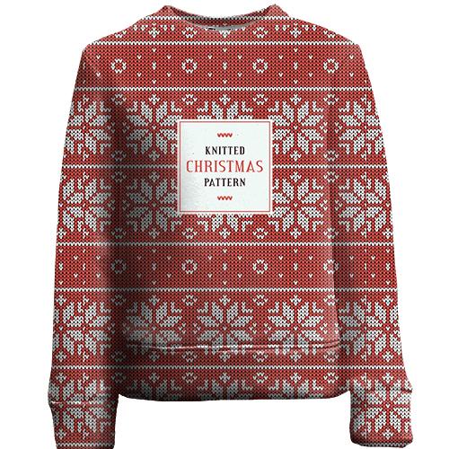 Детский 3D свитшот Christmas pattern
