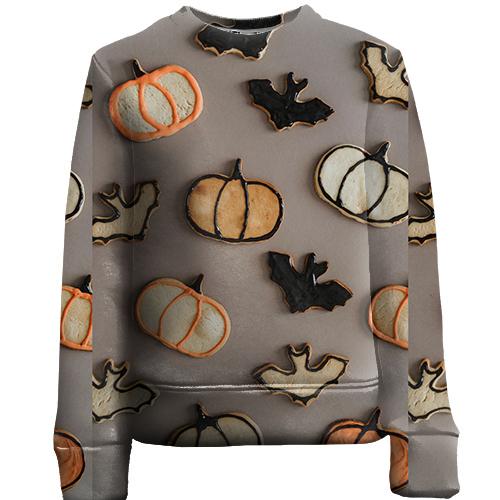 Детский 3D свитшот Halloween pattern 1..