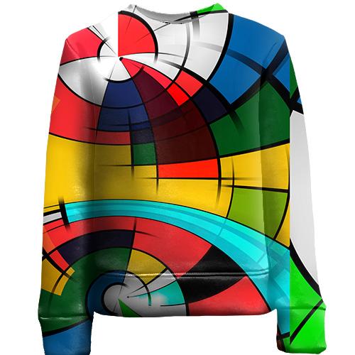 Детский 3D свитшот Abstraction. 4