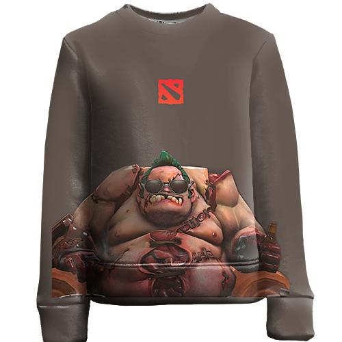 Детский 3D свитшот Pudge - Dota2