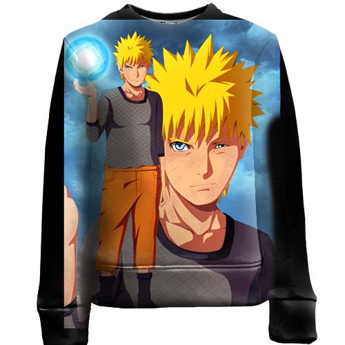 Детский 3D свитшот Naruto and Sasuke 8
