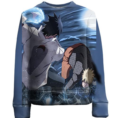 Детский 3D свитшот Naruto and Sasuke 9