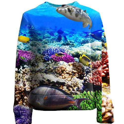 Детский 3D свитшот с коралловым рифом