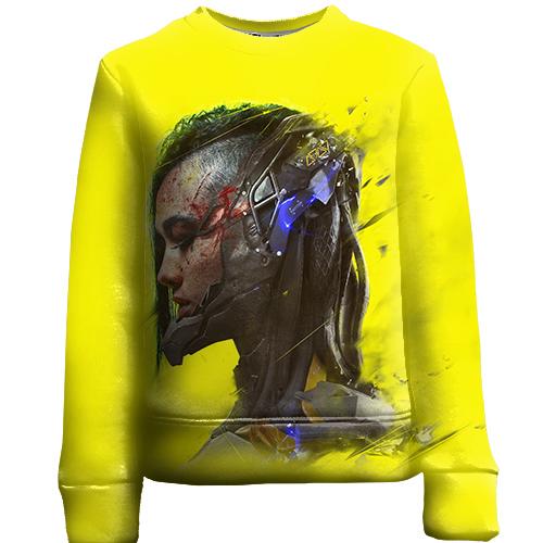 Детский 3D свитшот Cyberpunk 2077 Female