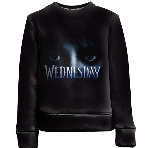 Дитячий 3D світшот Wednesday
