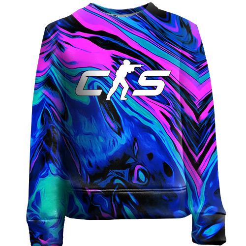 Детский 3D свитшот CS2 - neon