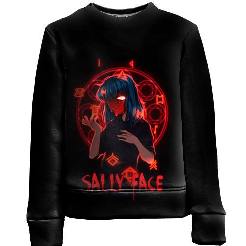 Детский 3D свитшот Салли и символы - SALLY FACE