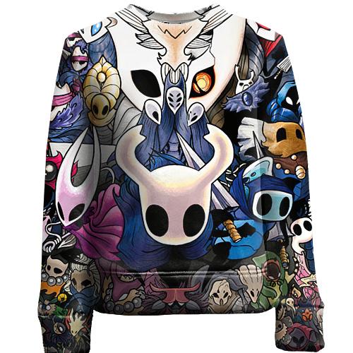 Дитячий 3D світшот Персонажі гри - Hollow Knight