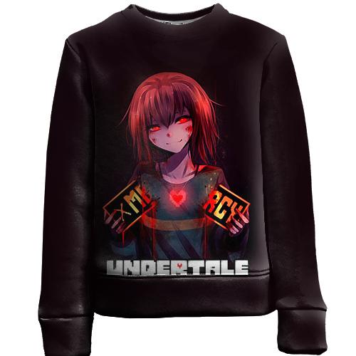 Детский 3D свитшот Chara, Mercy - Undertale