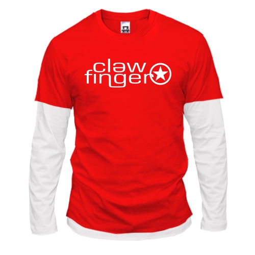 Лонгслив комби  Clawfinger