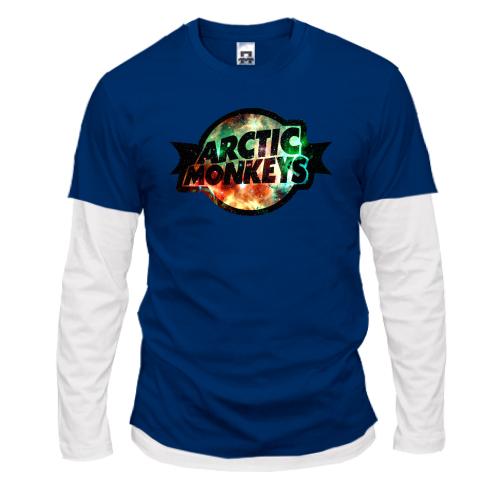 Лонгслив комби  Arctic monkeys (space)