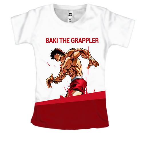 Женская 3D футболка Baki the Grappler