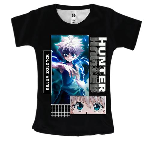 Женская 3D футболка Killua - Hunter x Hunter