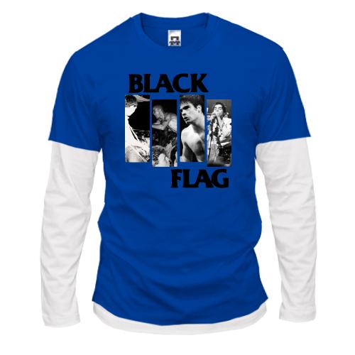 Лонгслив комби Black Flag (группа)