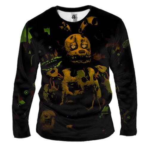 Чоловічий 3D лонгслів FNAF - Springtrap