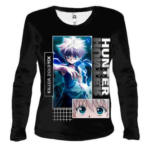 Жіночий 3D лонгслів Killua - Hunter x Hunter