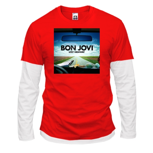 Лонгслив комби  Bon Jovi - Lost Highway