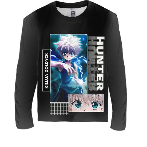 Детский 3D лонгслив Killua - Hunter x Hunter