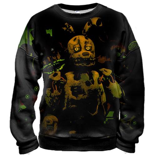 3D свитшот FNAF - Springtrap