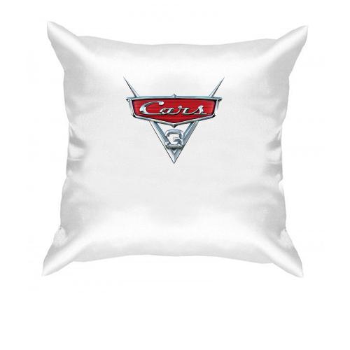 Подушка з логотипом Тачки 3 (Cars 3)