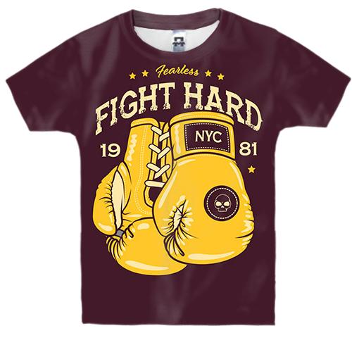 Дитяча 3D футболка Fight Hard