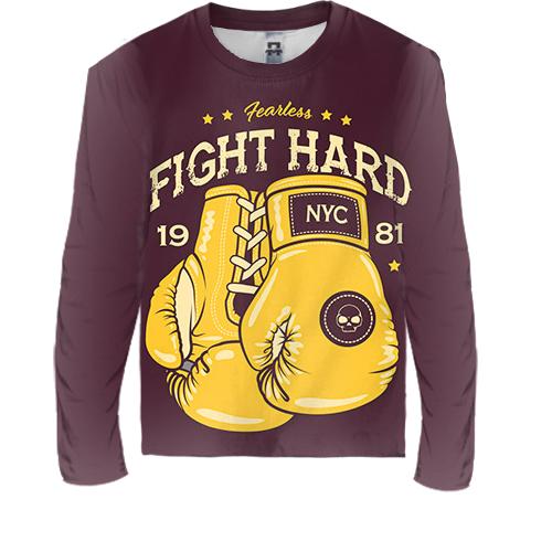 Дитячий 3D лонгслів Fight Hard