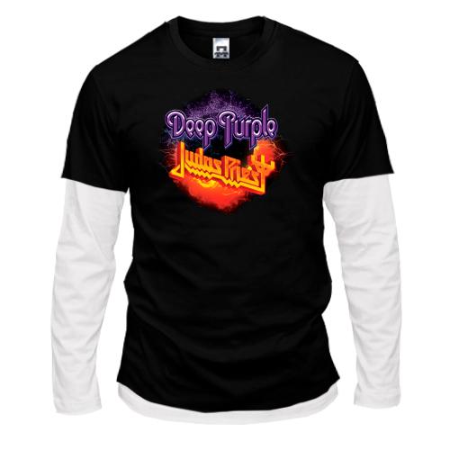 Лонгслив комби Deep Purple - Pries
