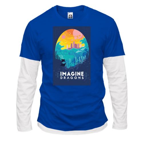 Лонгслив комби  Imagine Dragons Future