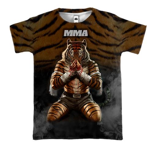 3D футболка Тигр MMA