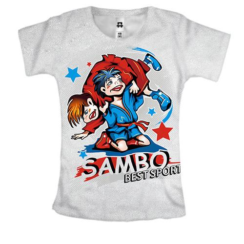 Жіноча 3D футболка Sambo