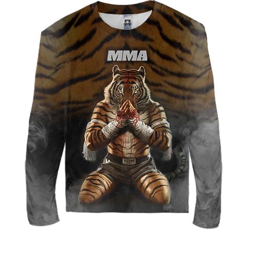 Детский 3D лонгслив Тигр MMA