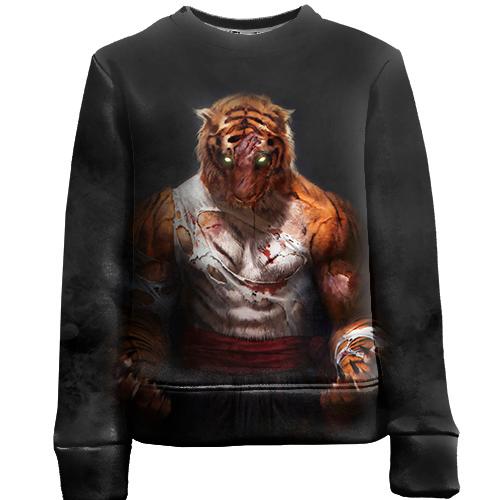 Детский 3D свитшот Tiger Fighter MMA