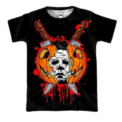 3D футболка Michael Myers Pumpkin