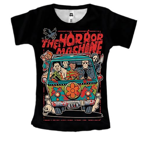 Жіноча 3D футболка The Horror Machine