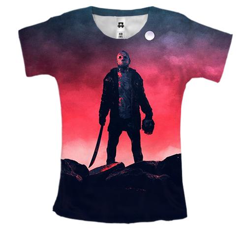 Жіноча 3D футболка Jason Voorhees - 