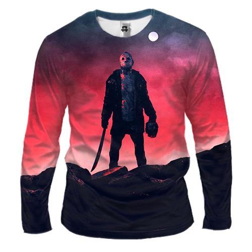 Чоловічий 3D лонгслів Jason Voorhees - 