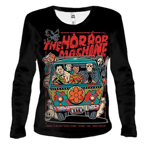 Женский 3D лонгслив The Horror Machine