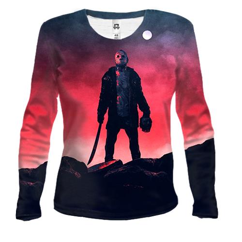 Женский 3D лонгслив Jason Voorhees - 