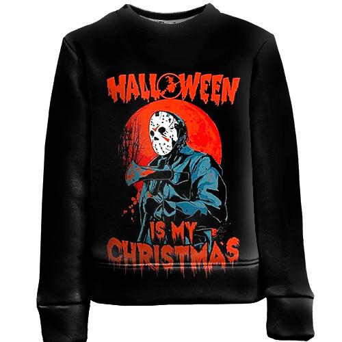 Детский 3D свитшот Halloween is my Christmas