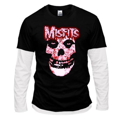 Лонгслив комби The Misfits (с кровью)
