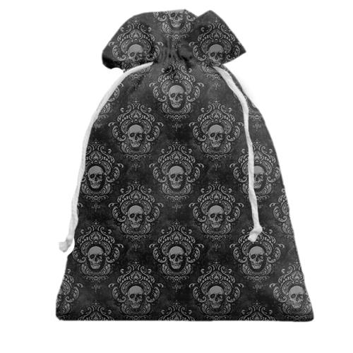 3D Подарунковий мішечок Royal Skull, паттерн
