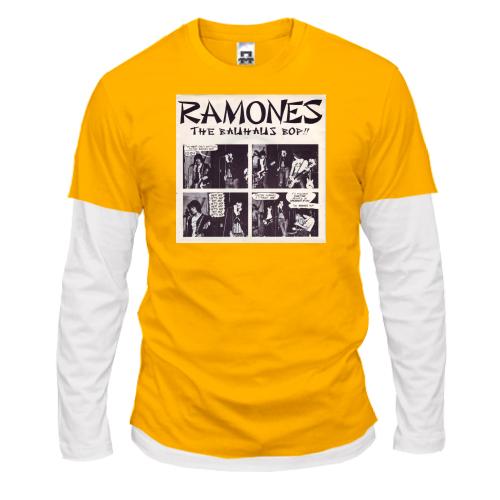 Лонгслив комби  Ramones - blitzkrieg bop