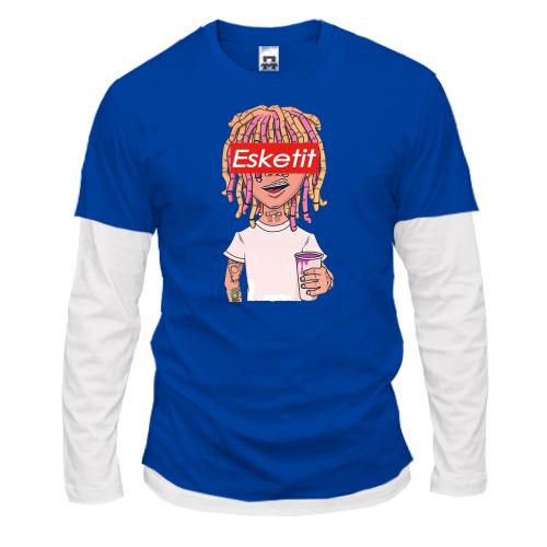 Лонгслив комби  Lil Pump (Esketit)