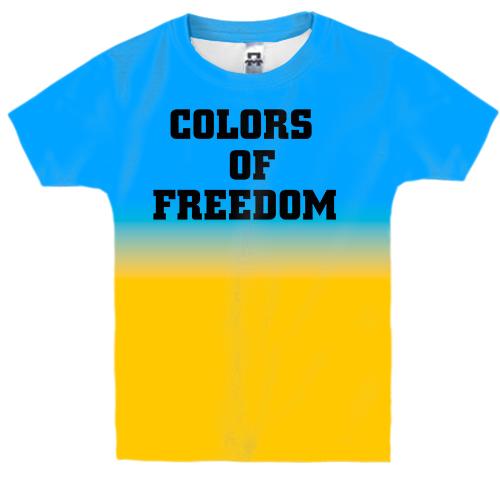 Детская 3D футболка Colors Of Freedom Детская 3D футболка Colors Of Freedom