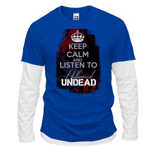 Комбінований лонгслів Keep calm and listen Hollywood Undead